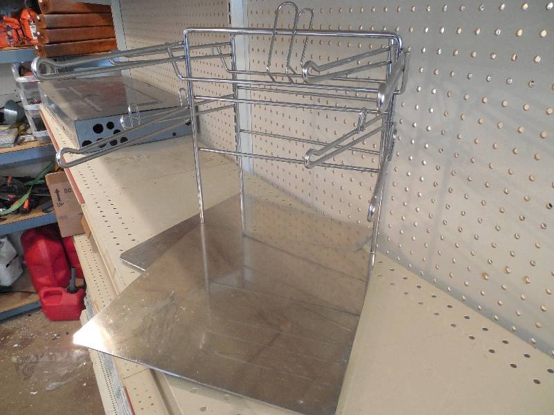 Lot of 2 Checkout Bag Bagging Stand