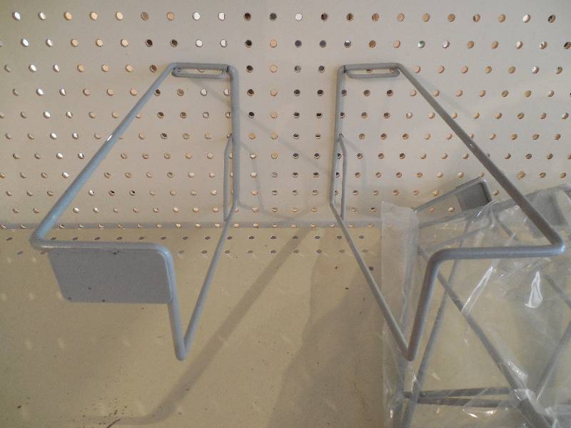 8 Peg board hooks for display
