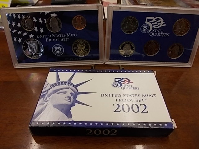 2002 US Mint Proof Set With State Quarters