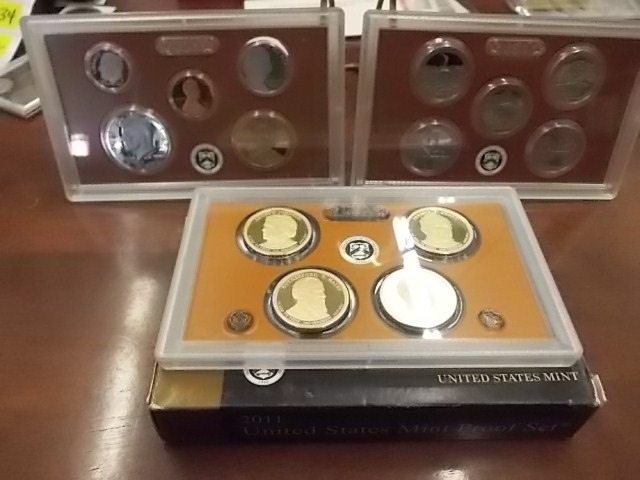 2011 US Mint Proof Set With State Quarters & Presidential Dollars