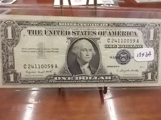 US $1 Silver Certificate 1957 A Series