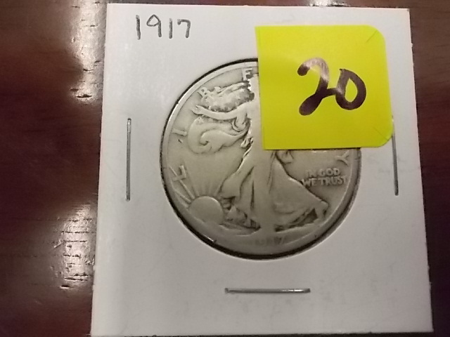 1917 Walking Liberty Half