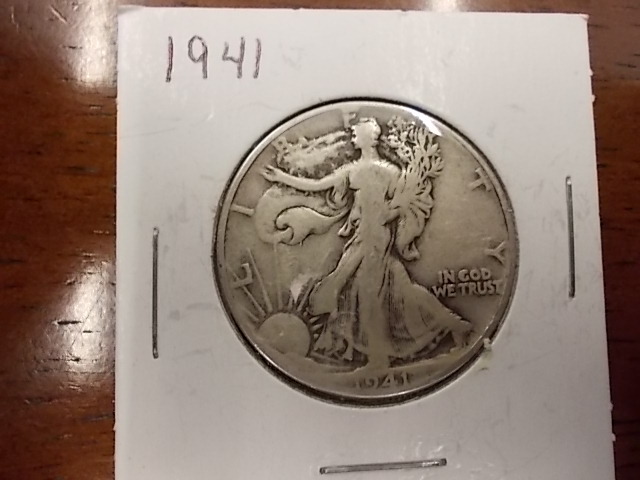 1941 Walking Liberty Half