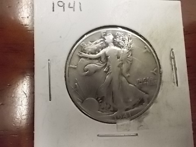 1941 Walking Liberty Half