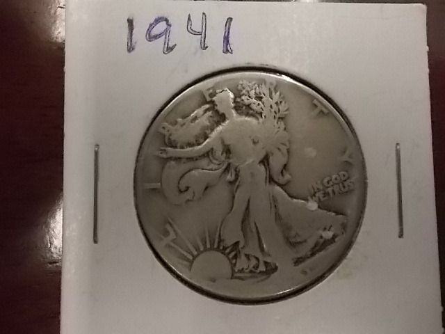 1941 Walking Liberty Half