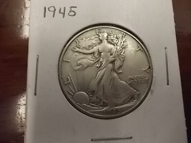 1945 Walking Liberty Half