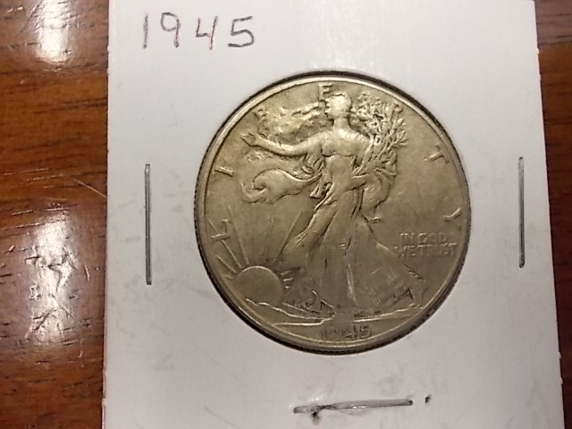 1945 Walking Liberty Half