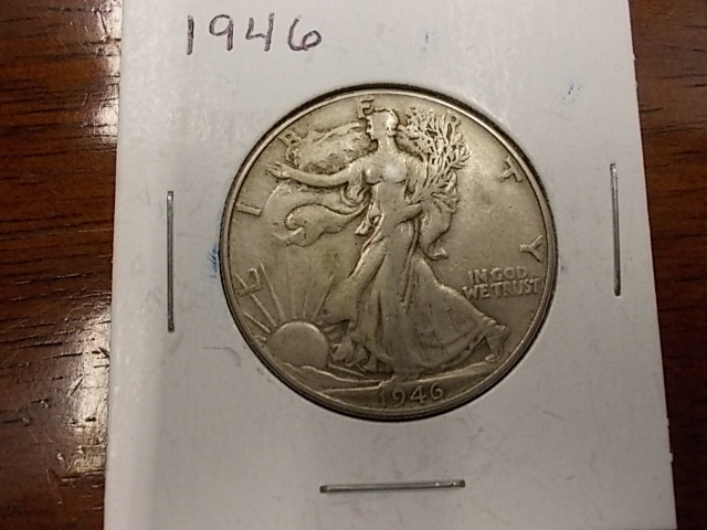1946  Walking Liberty Half
