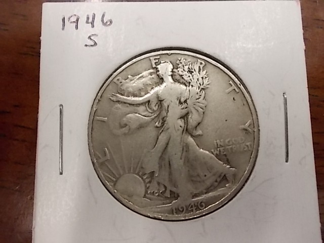 1946 S Walking Liberty Half