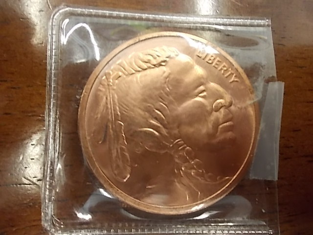 1- Oz. .999 Fine Copper Round Commemorative