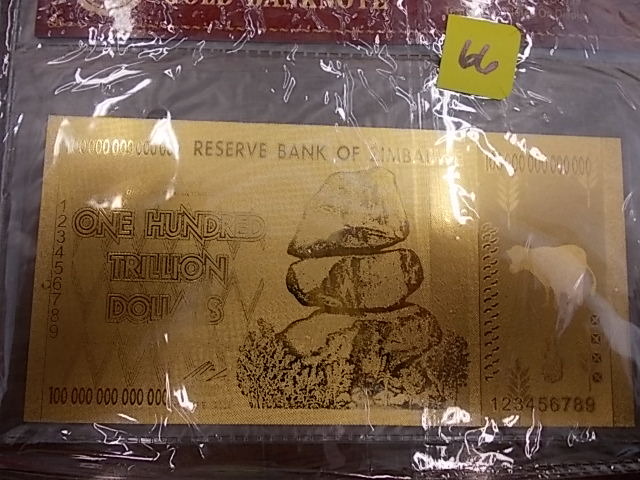 24K Bank Note With COA
