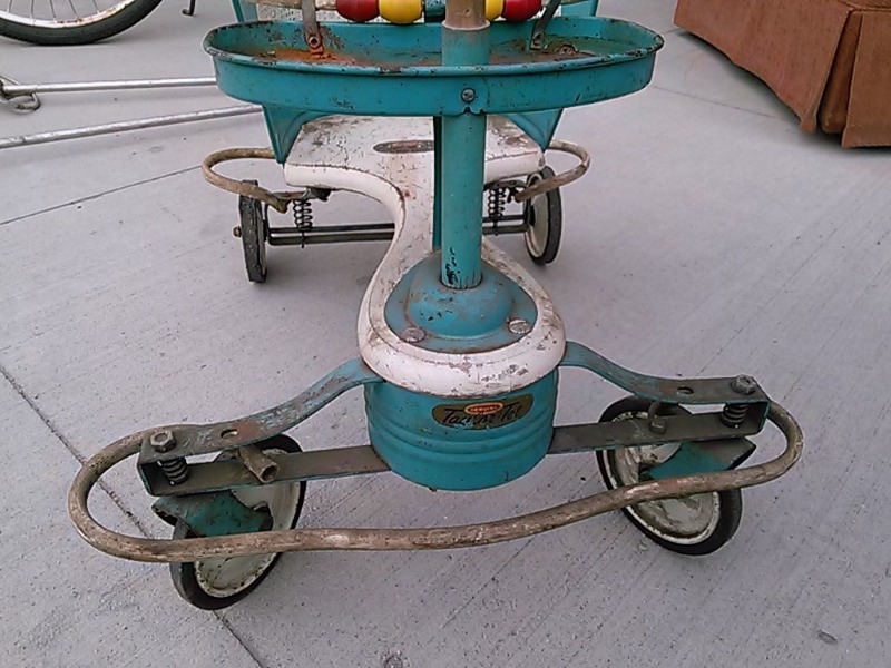 All Original Taylor  Vintage Airstream Baby Stroller-RARE piece