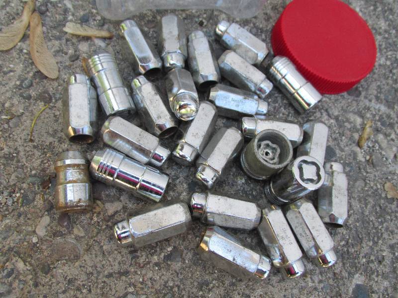 Lot of lug nuts, mainly deep...