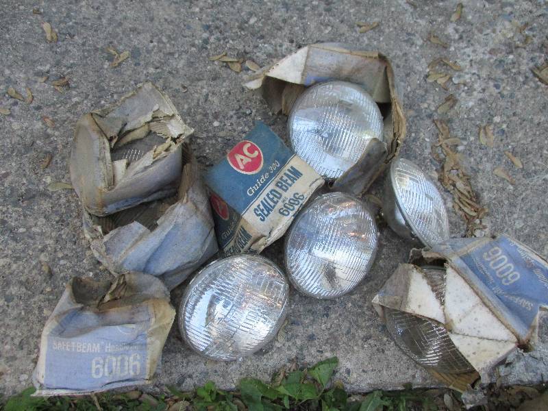 Lot of sealed beam headlights, part...