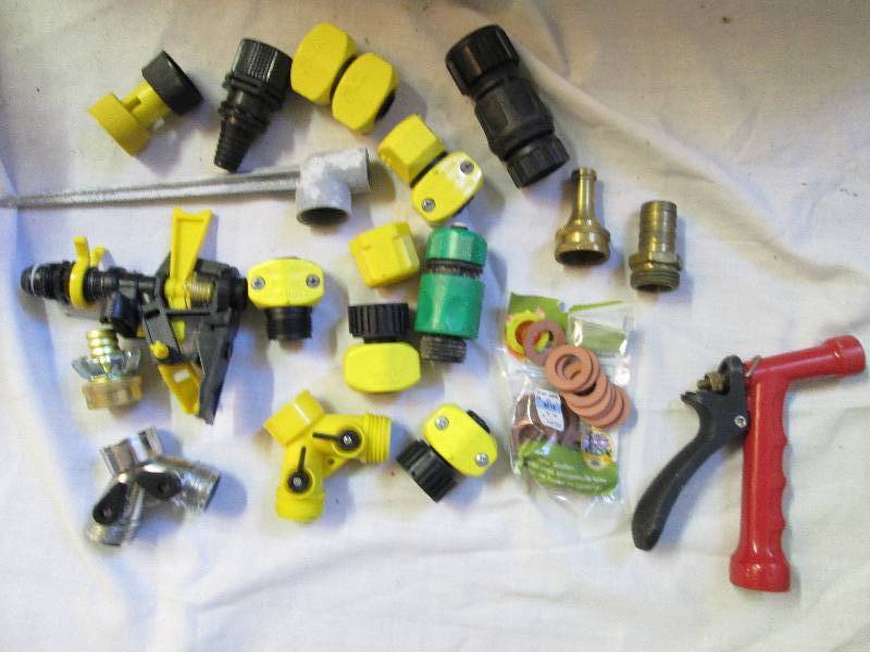 lot 24 image: lot of hose washers and accessories...