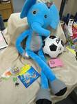 lot 213 image: Soccer ball, Stretch kids and more...