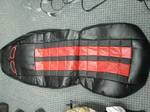 lot 219 image: Auto expressions seat cover red and...