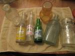 lot 147 image: Lot of assorted vintage glass bottl...