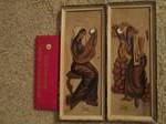 lot 163 image: 2 7 x 16.5 art pieces made in Isra...
