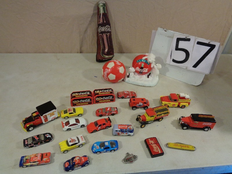 lot 57 image: Coca Cola Collectibles