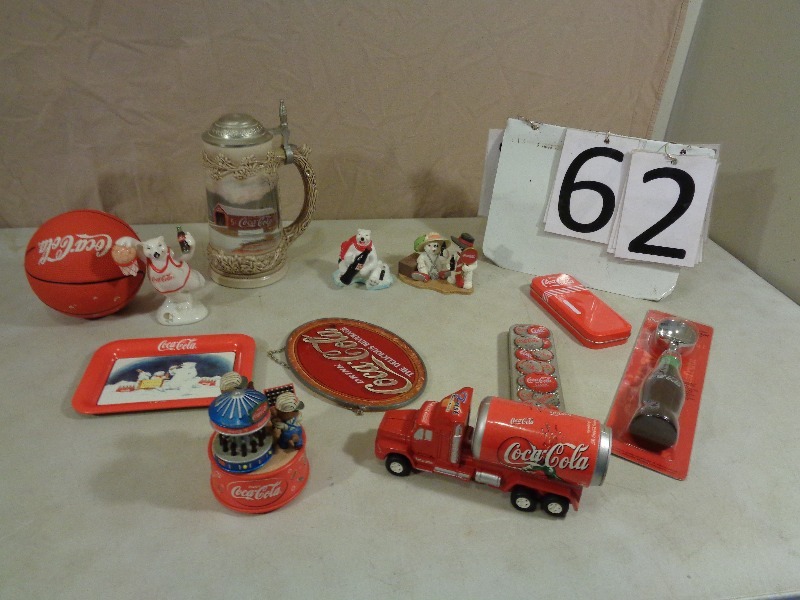 lot 62 image: Coca Cola Collectibles