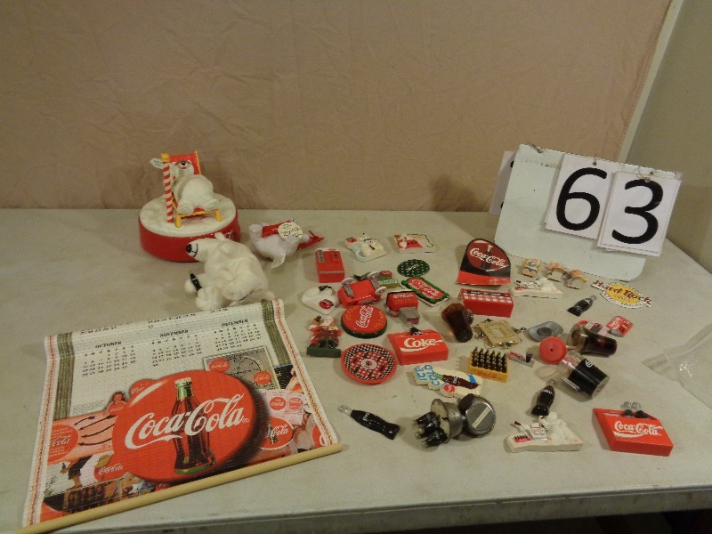 lot 63 image: Coca Cola Collectibles