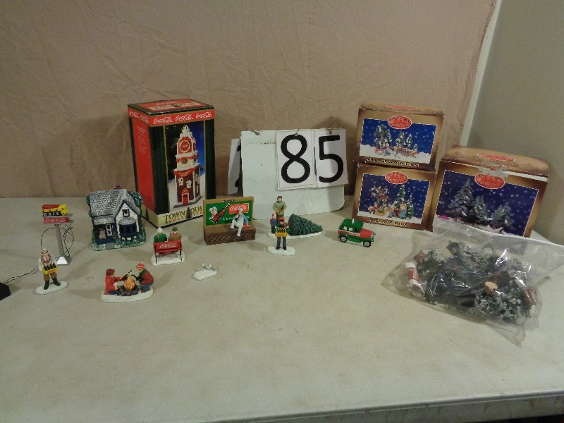 lot 85 image: Coca Cola Collector Items for Holiday Houses