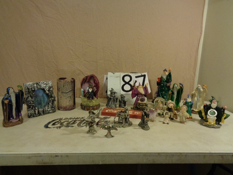 lot 87 image: Collectible Wizards, Coca Cola, and More.