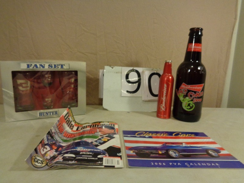 lot 90 image: Budweiser and Dale Earnhardt Sr Collector Items