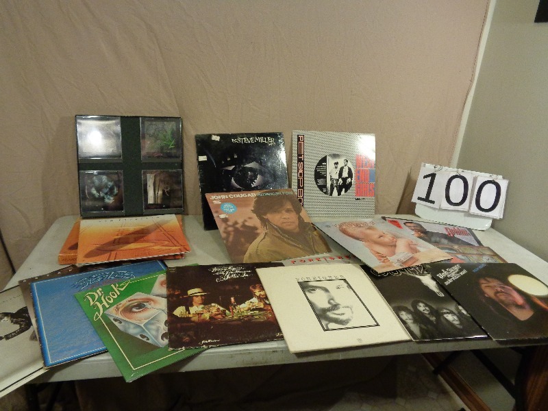 lot 100 image: Vinyl Records