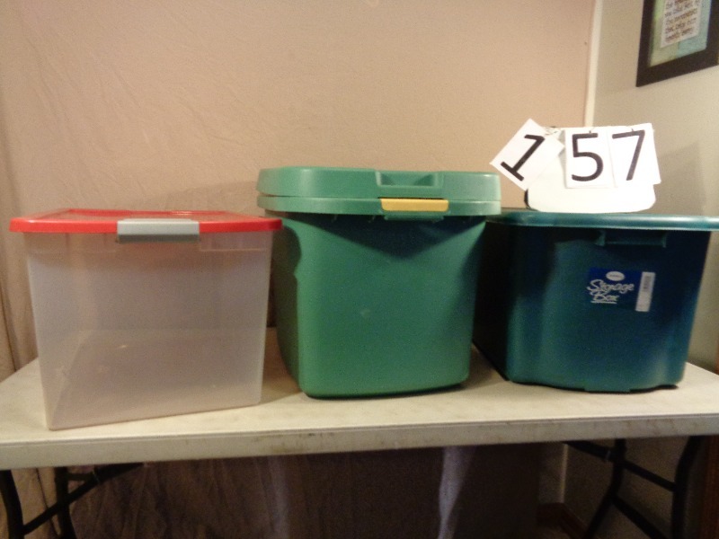 lot 157 image: 3 Totes