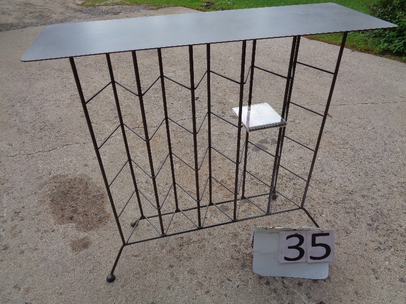 lot 35 image: Metal Entry Table