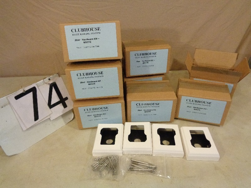 lot 74 image: PVC Railing Parts