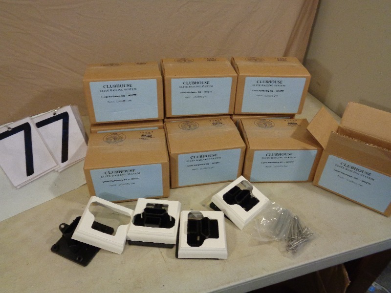lot 77 image: PVC Railing Parts