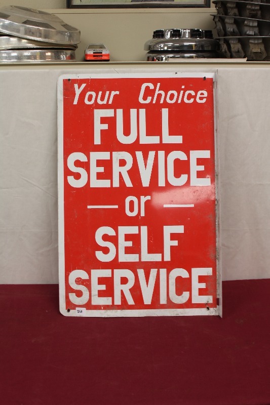 Full Service or Self Service Sign