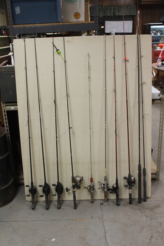 Lot of Fishing Poles