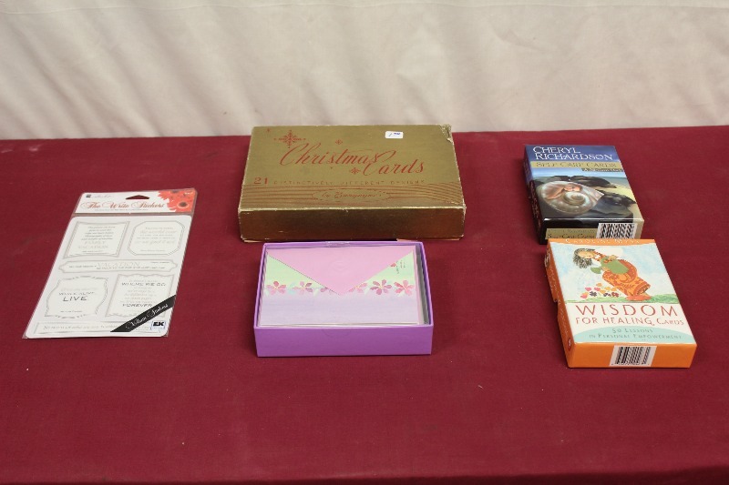 Lot of Christmas and Self-Help Cards
