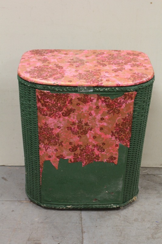 Painted Clothes Hamper