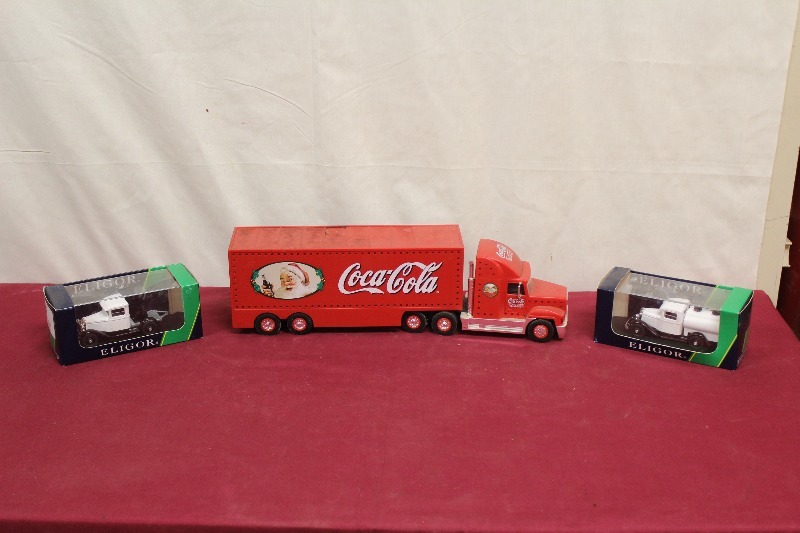 Lot of Collectible Coca-Cola and Eligor Toys