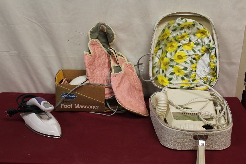 Iron, Foot Massager, Nail Dryer
