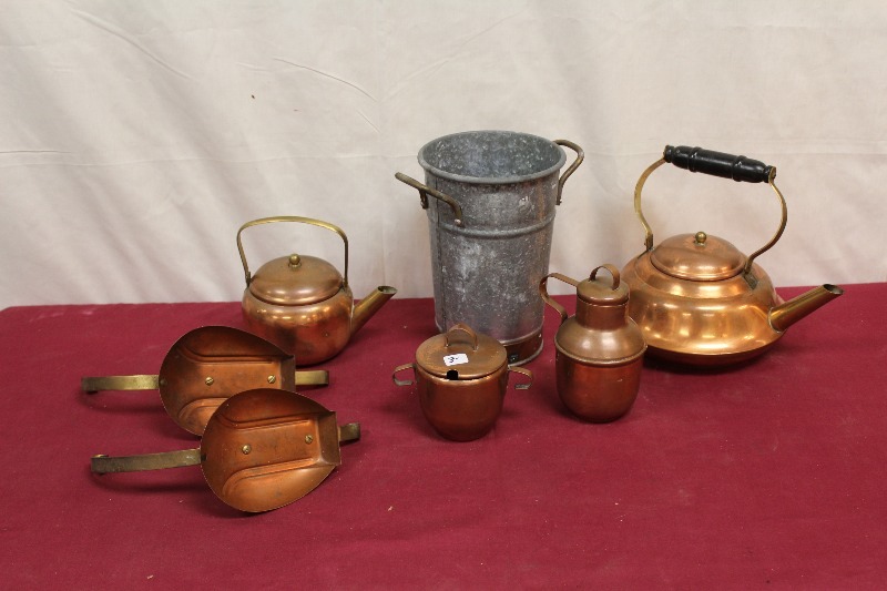 Lot of Brass Containers