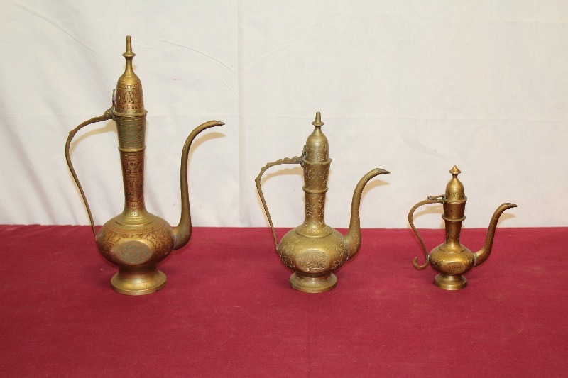 Lot of Brass Pots
