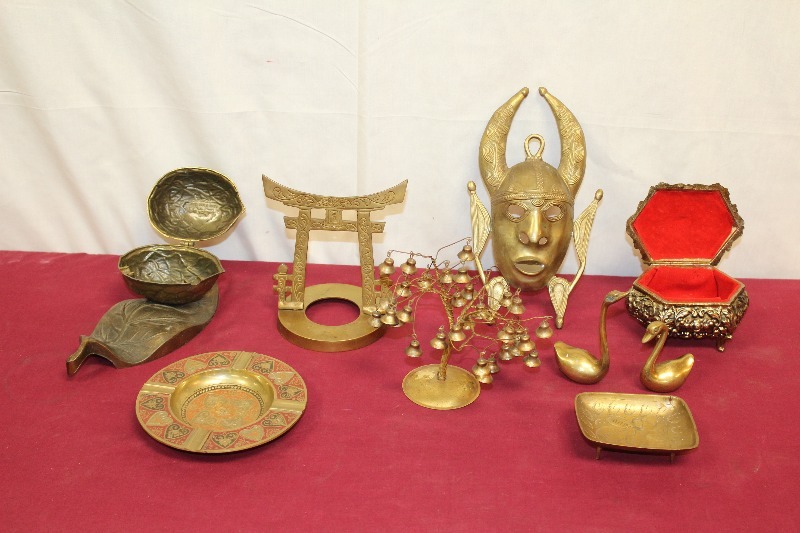 Lot of Interesting Brass Items