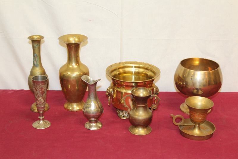 Lot of Brass Vases