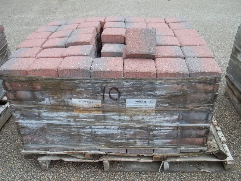 Old World Cobble Paver 6x6 RedCharcoal