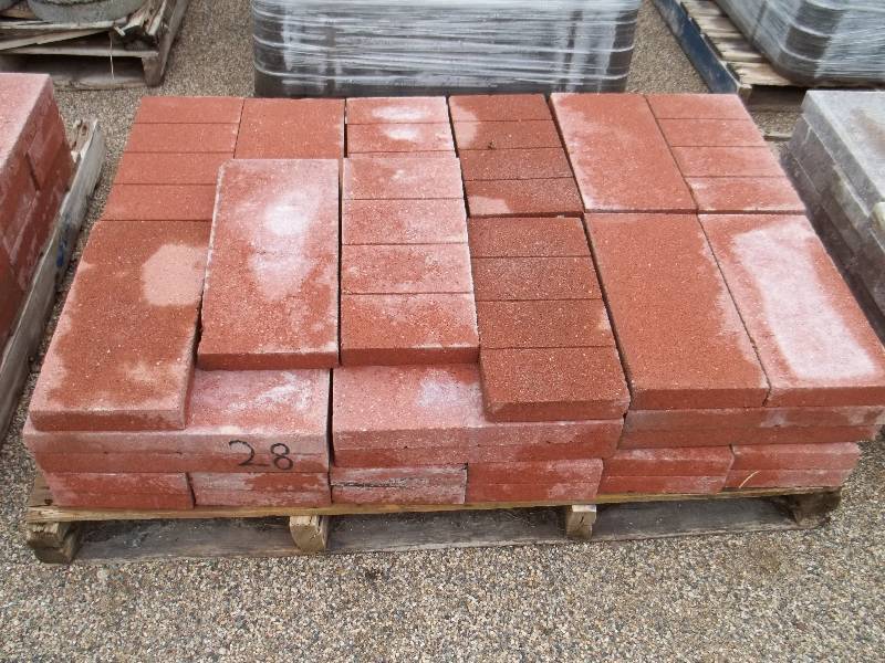 Patio Block Red 1 58Hx7 58Wx15 58L