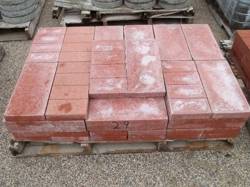 Patio Block Red 1 58Hx7 58Wx15 58L