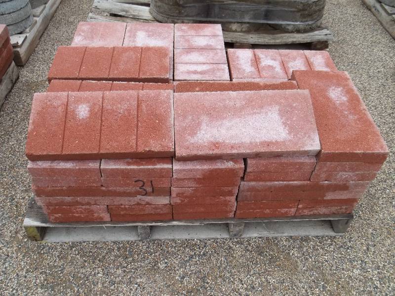 Patio Block Red 1 58Hx7 58Wx15 58L