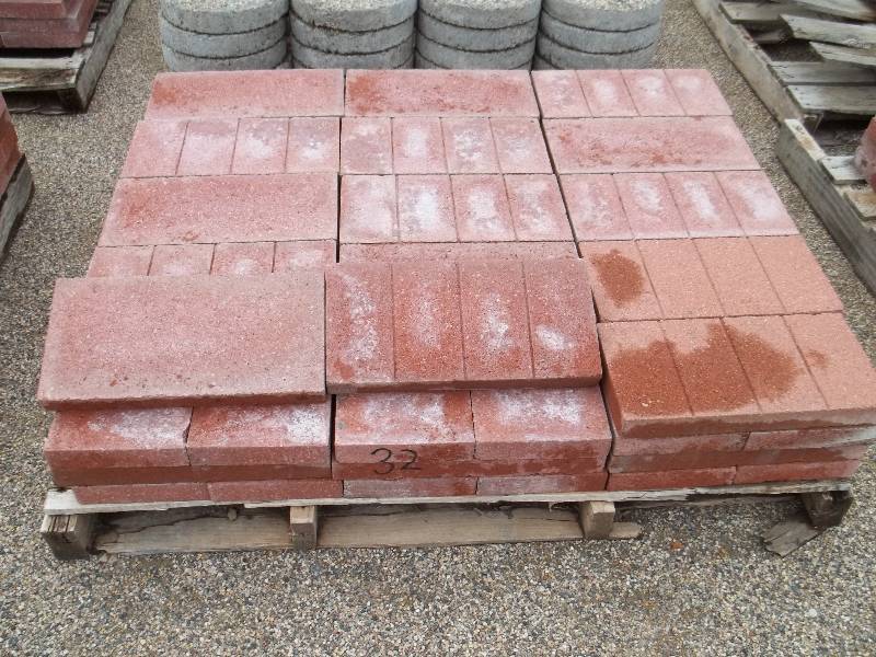 Patio Block Red 1 58Hx7 58Wx15 58L