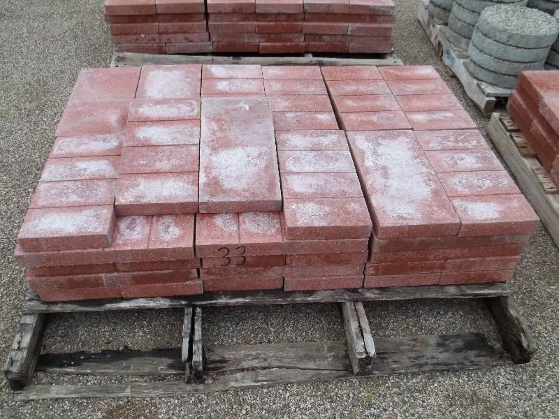 Patio Block Red 1 58Hx7 58Wx15 58L